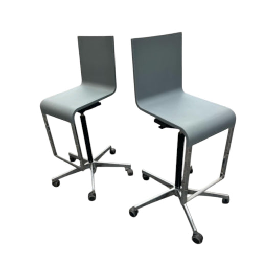 Grey Vitra .03 High Chair by Marrten Van Severen & Fabian Schwaerzler