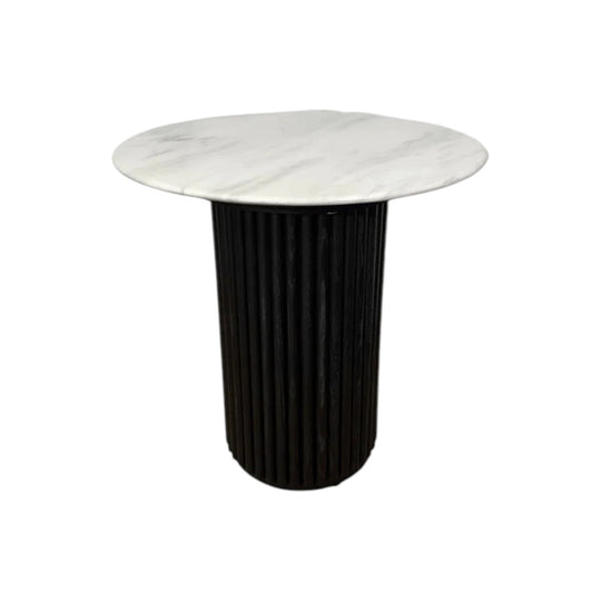 Flute Round Side Table by Nick Scali