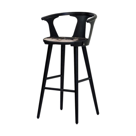Sami Kallio for &Tradition 'In Between' SK8 Bar Stool in Black Oak