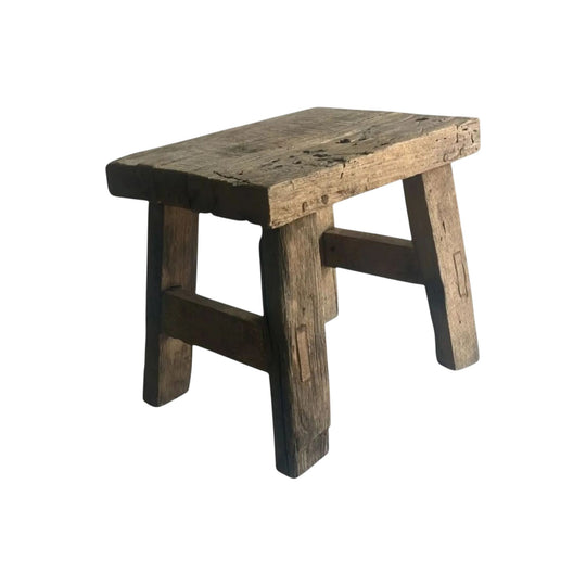 Vintage timber stool