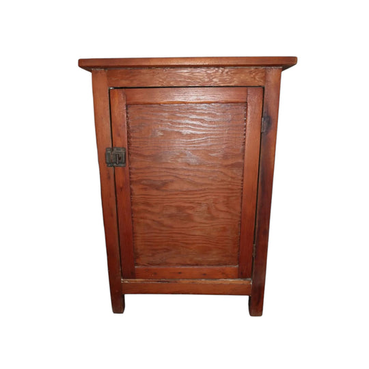 Vintage Timber Bedside Cabinet / Small Cupboard