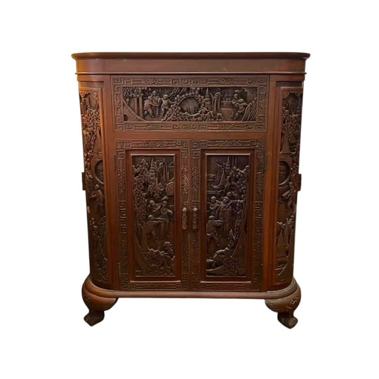 A 20th century chinese bar cabinet.