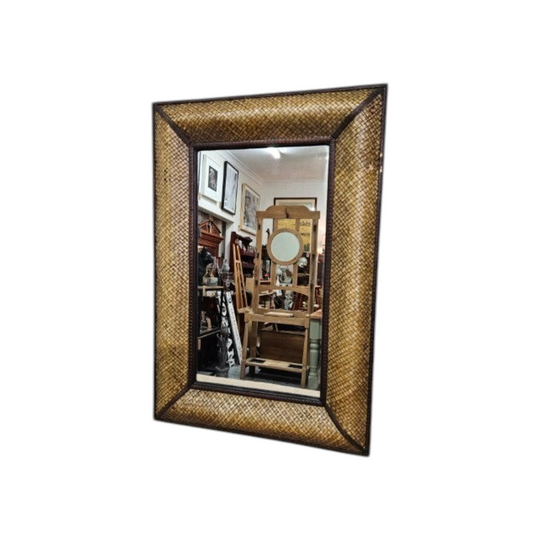 Woven Seagrass Mirror