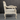 Hand-Carved Italian Armchair by Silik in Ivory Crackle Lacquer with Gilt Highlights | Bazaa | Designer, Vintage and Antique Furniture