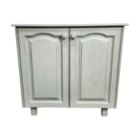 Hand-Painted Coolabah Green 2 Door Cabinet