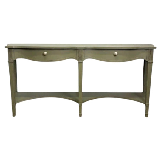 Hand Painted Olive Green Sideboard
