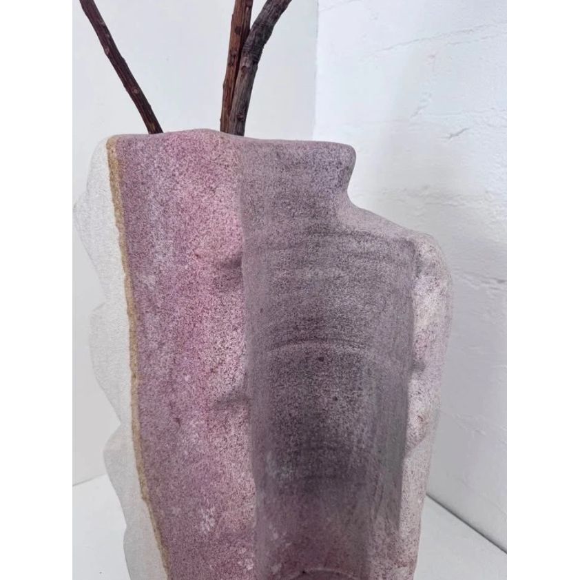 Handcrafted Sandstone Vase Sculpture 44cm – Rare Australian Art Décor Piece from Hawkesbury Region | Bazaa | Designer, Vintage and Antique Furniture