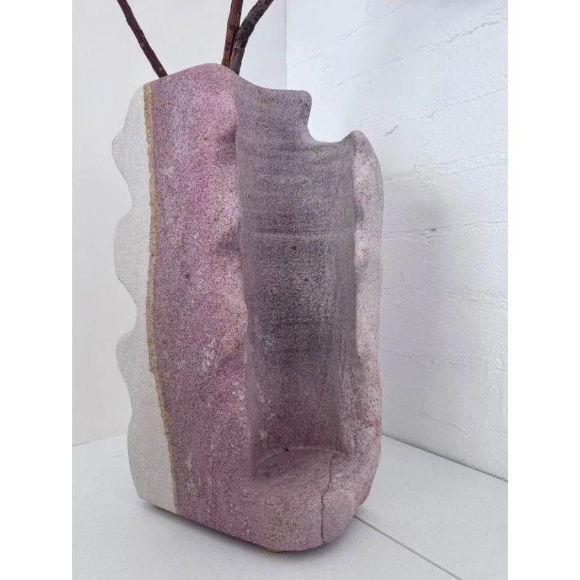 Handcrafted Sandstone Vase Sculpture 44cm – Rare Australian Art Décor Piece from Hawkesbury Region | Bazaa | Designer, Vintage and Antique Furniture