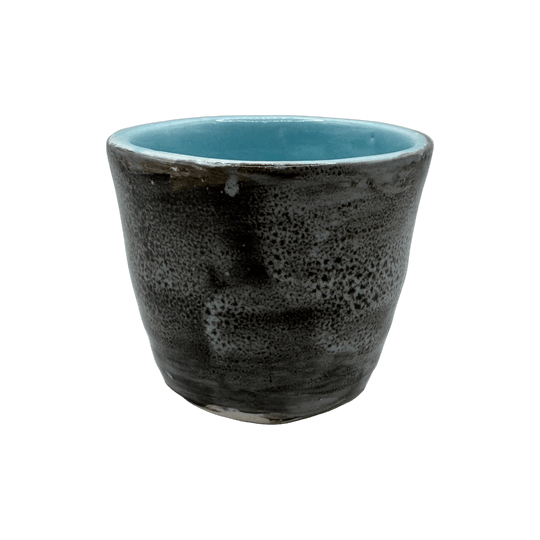 Handmade ceramic stoneware cup