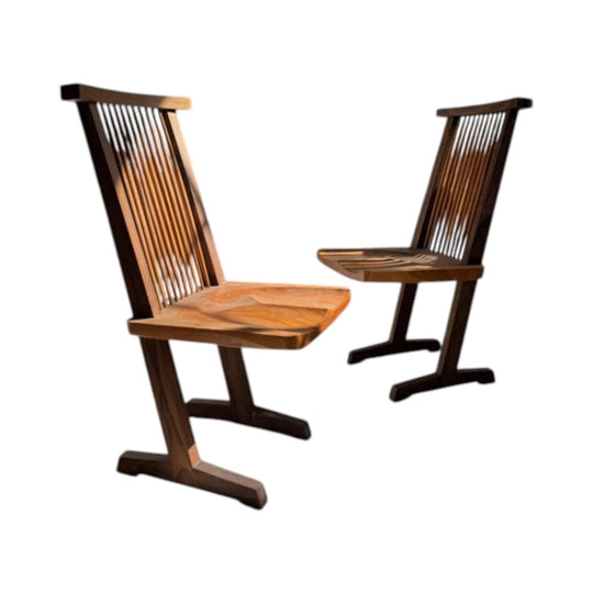 Handmade Wooden ‘Conoid’ Chairs