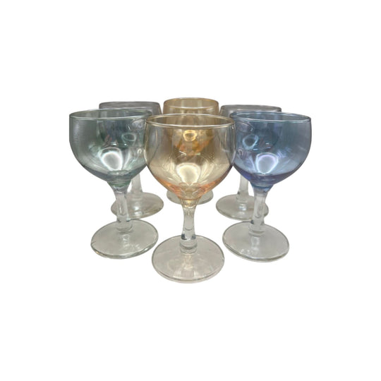 Harlequin Lustre White Wine Glasses x 6