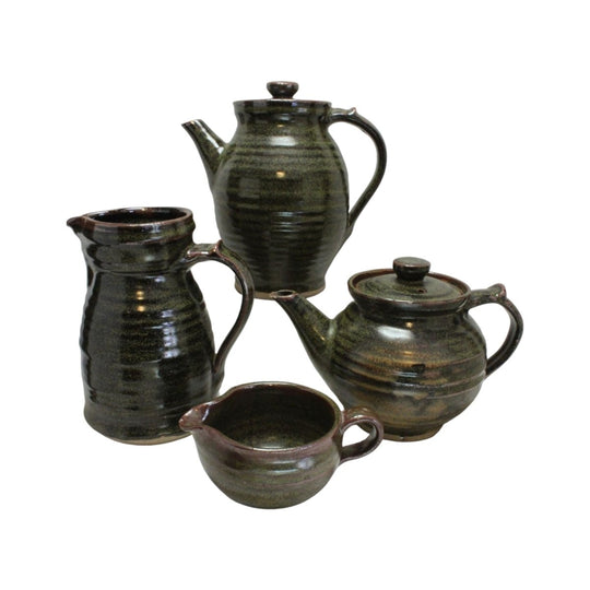 Harold Hughan 10 piece pottery tea or coffee set