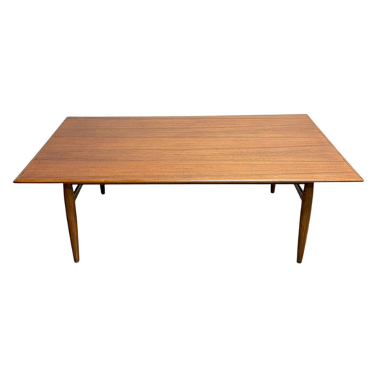 Rare Mid Century Parker Teak Coffee Table Model 117 - Restored With Shellac Finish*