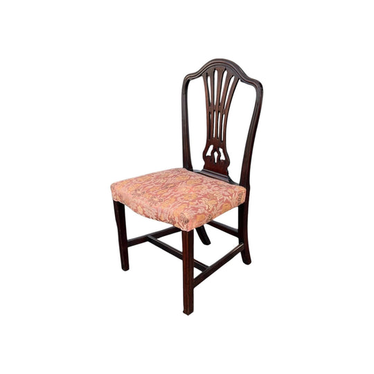 Hepplewhite mahogany chair  C. 1785