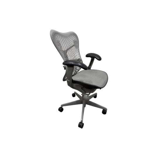 Herman Miller Mirra 1 Office Chair – Grey Seat & Back with Armrests