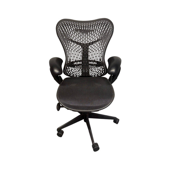 Herman Miller Mirra 1 Office Chair with Armrests – Black/Black - Refurbished