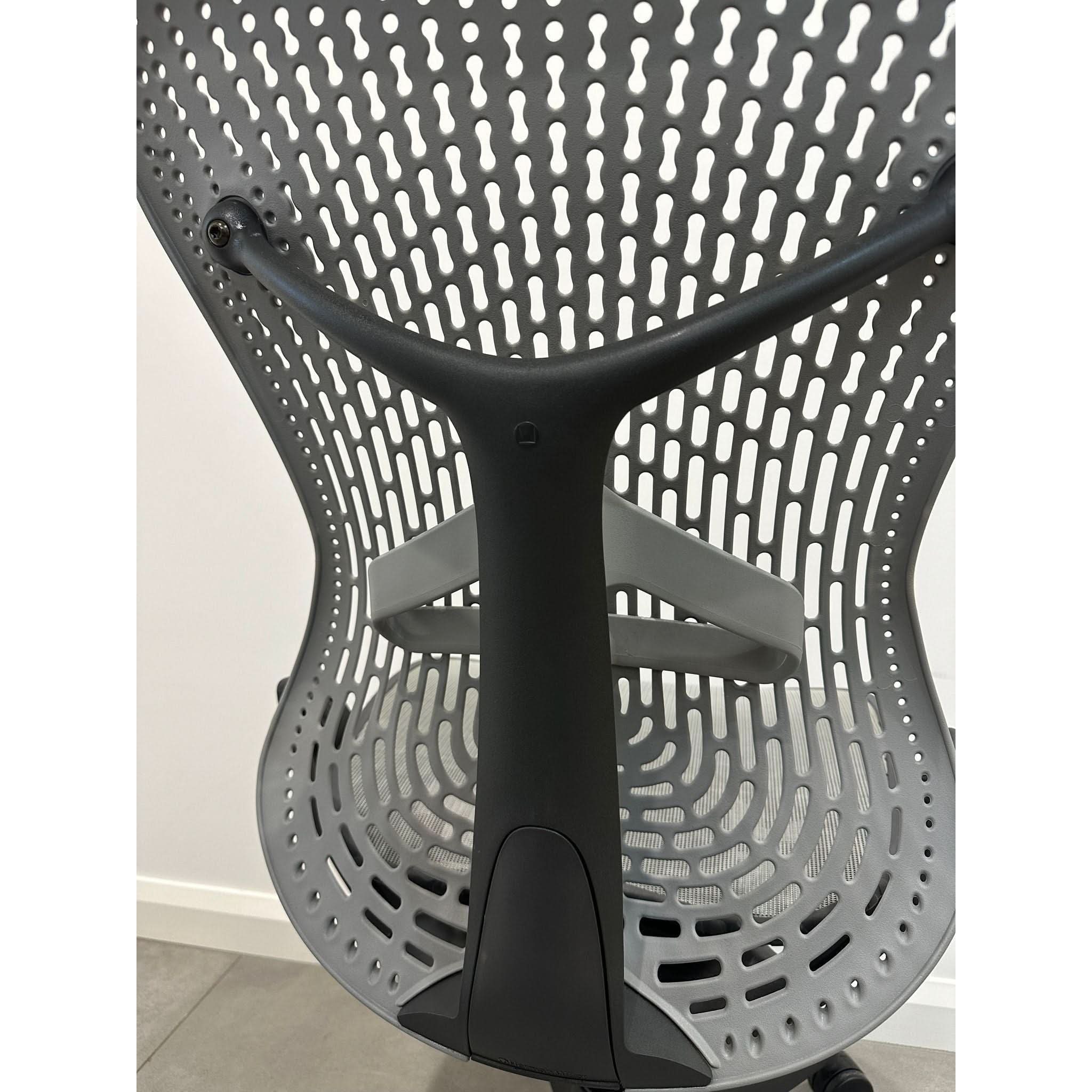 Postcode 3058 Shop Herman Miller Mirra Office Chair - No Arms - Grey - Back tilt lock ...