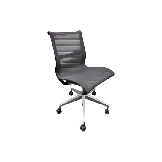 Herman Miller Setu Chair – Armless / Graphite Grey