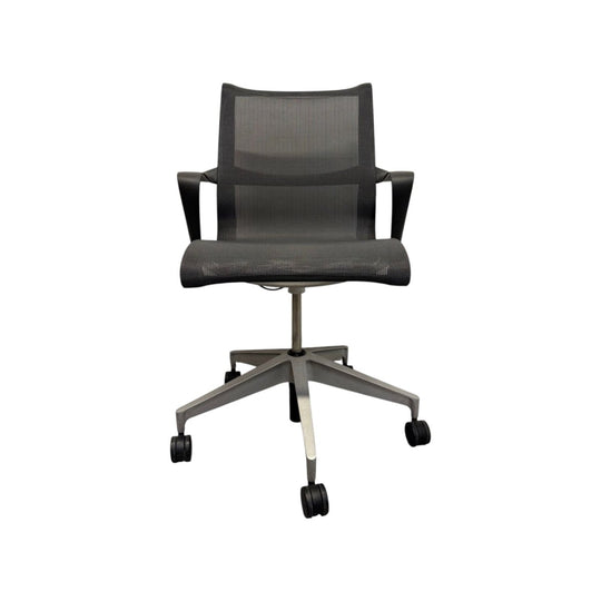 Herman Miller Setu Chair – With Arms / Graphite Grey