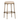 Heston Brass & Linen Kitchen Stool | Bazaa | Designer, Vintage and Antique Furniture