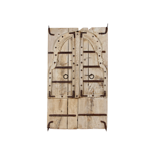 Vintage Indian Raw Door Panel - Eco Village Collection