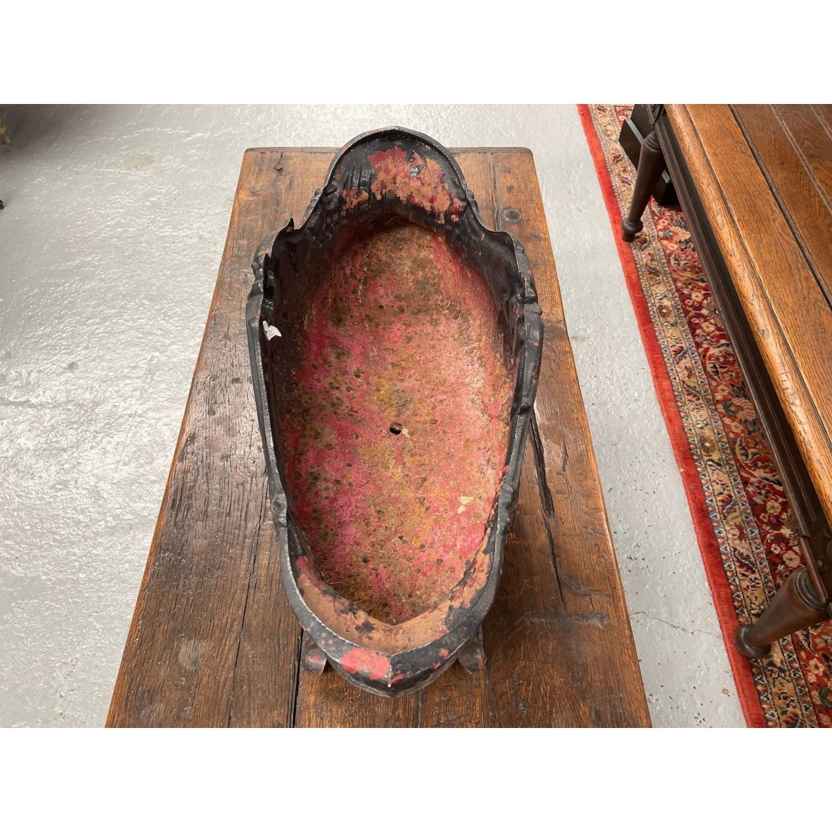 Highly Decorative 19th Century French Cast Iron Planter Box | Bazaa | Designer, Vintage and Antique Furniture