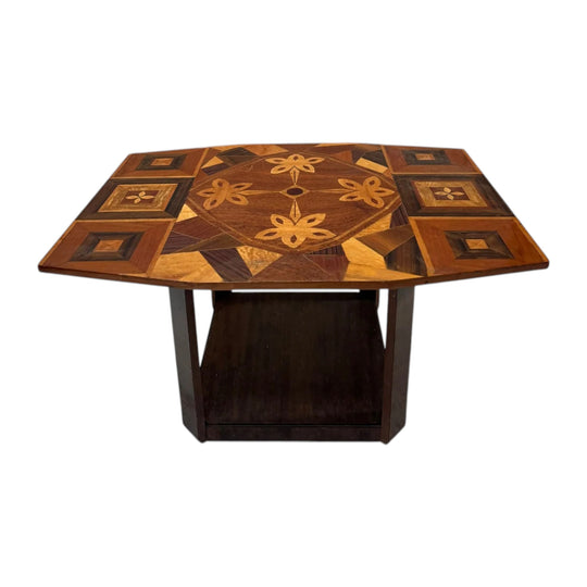 Parquetry / Marquetry Wooden Coffee Table