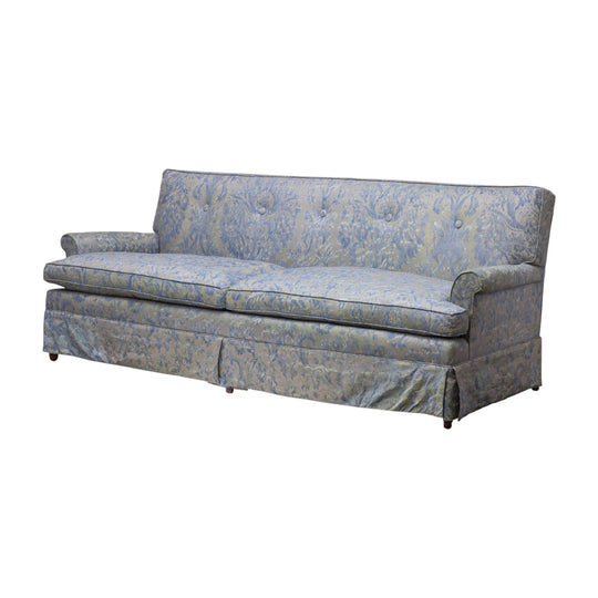 Hollywood Regency Sofa in Fortuny Fabric