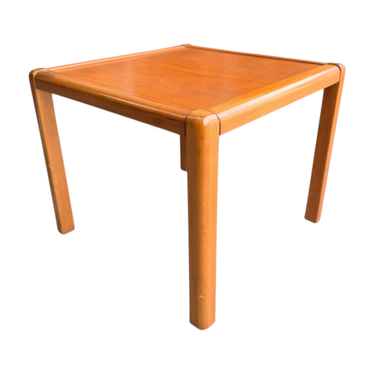 Petite Mid-Century Parker Square Teak Coffee Table