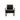 Hugo Black Leather Occasional Armchair | Bazaa | Designer, Vintage and Antique Furniture