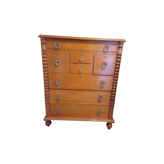 Huon pine chest  of drawers