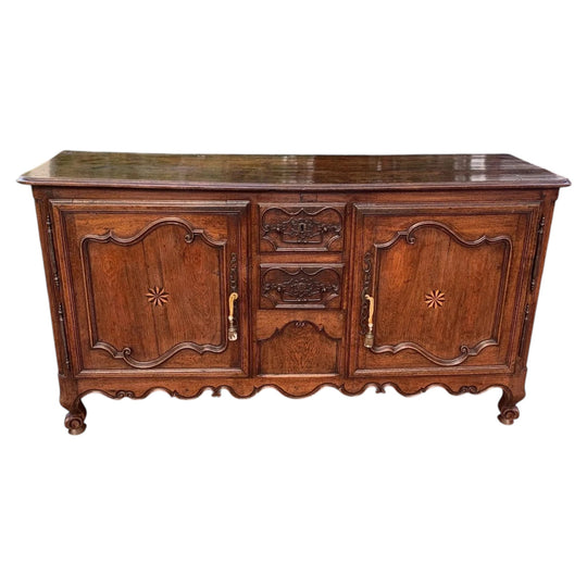 French Provincial Oak Enfilade Buffet, c.1760