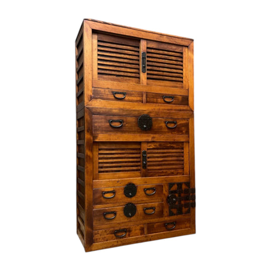Japanese Choba Dansu, Merchant’s Chest – Cedar & Cypress | Meiji