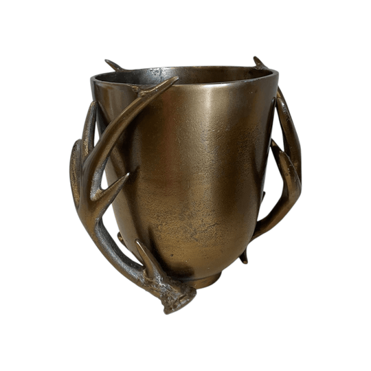 Ice buckets with antler shaped handles