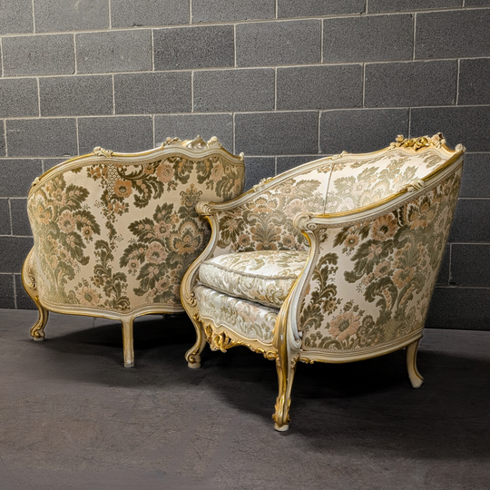 TWO | French Louis XV Revival Bergères