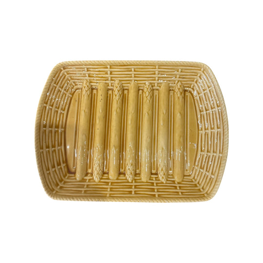 French Vintage Asparagus Plate