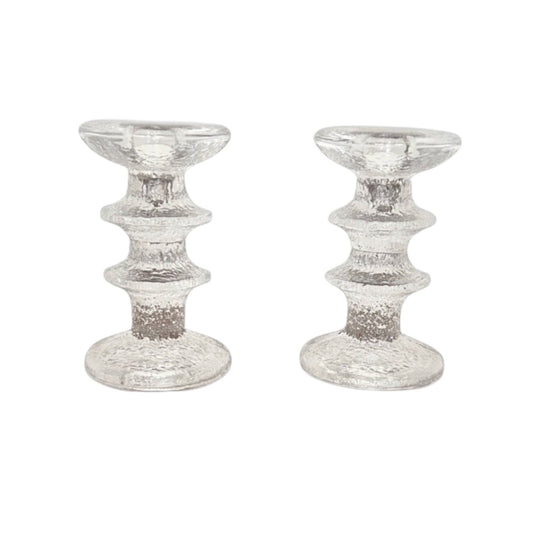 Iittala Festivo Candle Holders by Timo Sarpaneva (Pair)