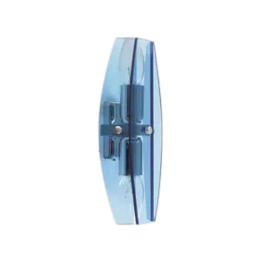 VECA BLUE GLASS WALL LIGHT 1970S