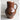 Stoneware mug with lustre brown glaze C 1800 -0