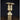 Pair of French brass candlesticks, fluted columns, earlier 19th century-14272