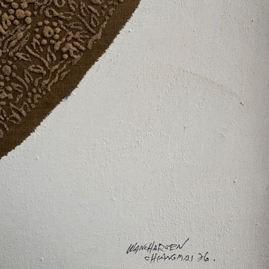 Important Sculptural Original Mandala Artwork by Wancharoen Japakang (b. 1941) Mandala, Chiang Mai, 1976 | Bazaa | Designer, Vintage and Antique Furniture