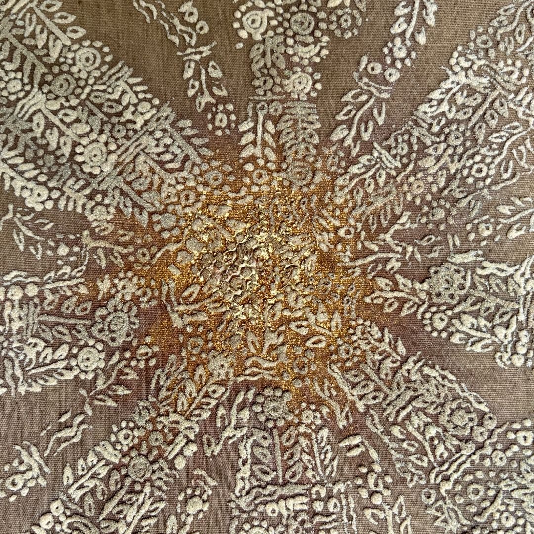Important Sculptural Original Mandala Artwork by Wancharoen Japakang (b. 1941) Mandala, Chiang Mai, 1976 | Bazaa | Designer, Vintage and Antique Furniture