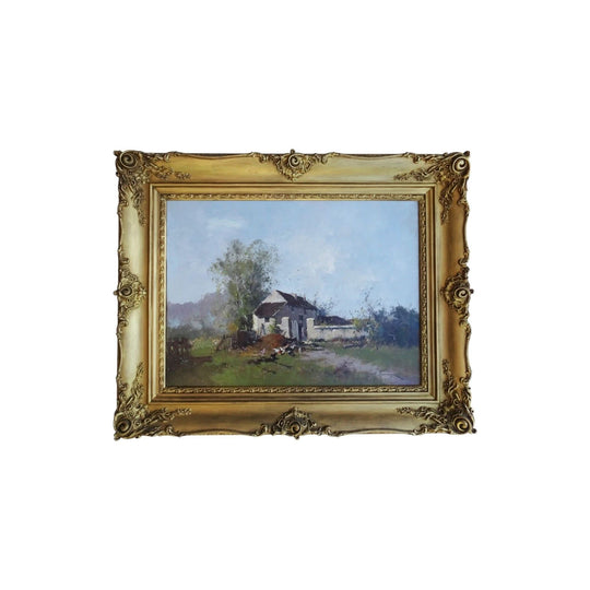Impressionist landscape by French artist Eugène Galien-Laloue 