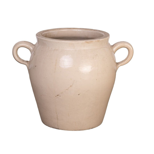 Impressive Antique French Large confit pot from Provence