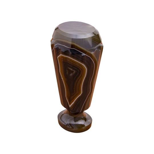 Impressive Victorian Banded Agate Desk Seal