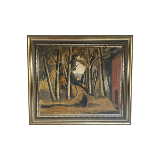 In the Forest- Framed European Oil Painting