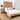 INDAH Hand Carved Teak Wood Panel Bed - Jati Wash | Bazaa | Designer, Vintage and Antique Furniture