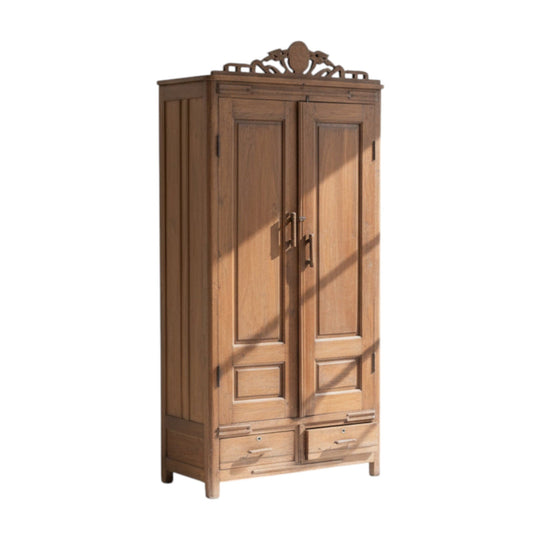 Indian Vintage Teak Almirah - Wardrobe