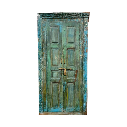 Indian Vintage Timber Door - Eco Village Collection IN43
