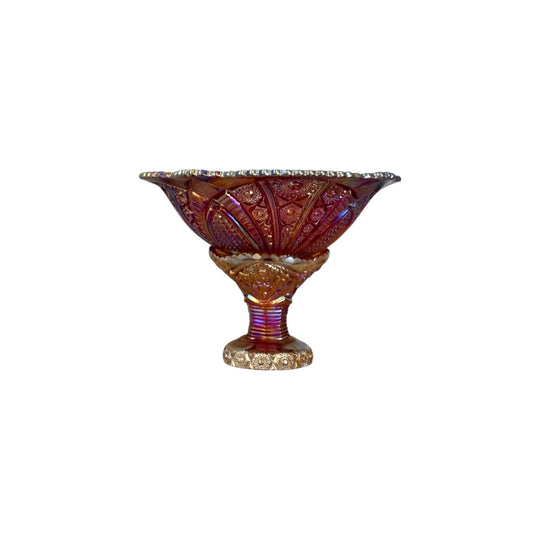 Indiana Glass Iridescent Glass Pedestal Bowl